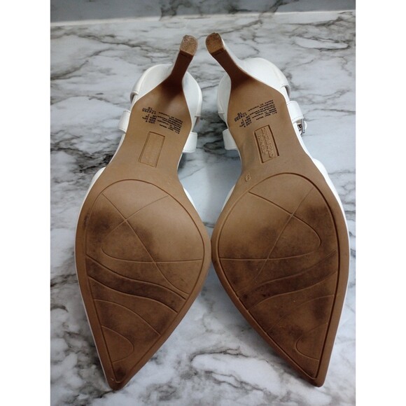 Christian Siriano White Heels Size 9 - Picture 8 of 11